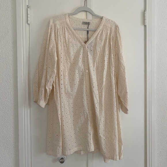 White Hope & May Eyelet Dress - Small - Picture 2 of 7